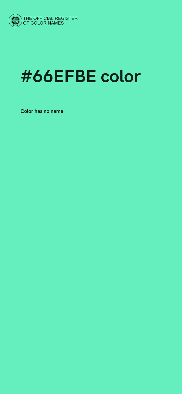 #66EFBE color image