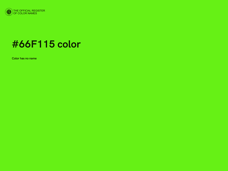 #66F115 color image