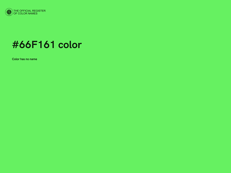 #66F161 color image