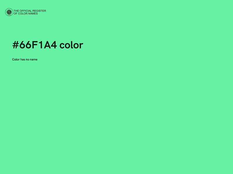 #66F1A4 color image