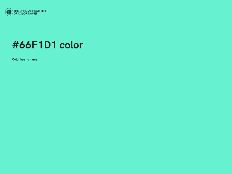 #66F1D1 color image