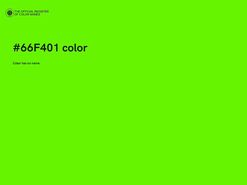 #66F401 color image