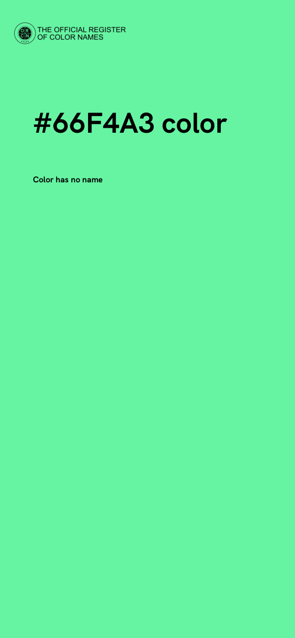 #66F4A3 color image