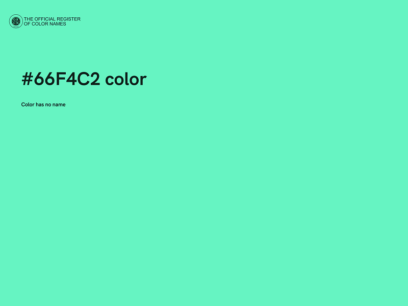 #66F4C2 color image