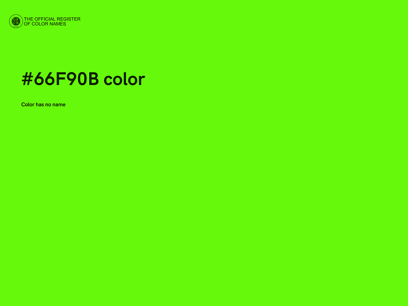 #66F90B color image