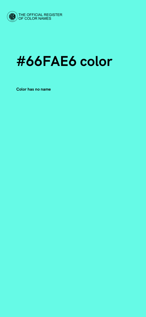 #66FAE6 color image