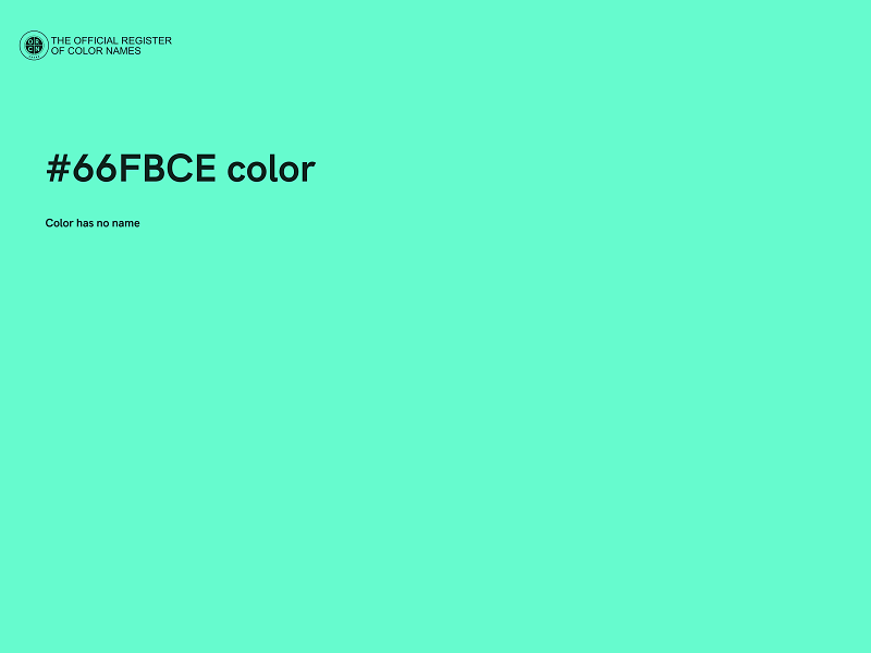 #66FBCE color image