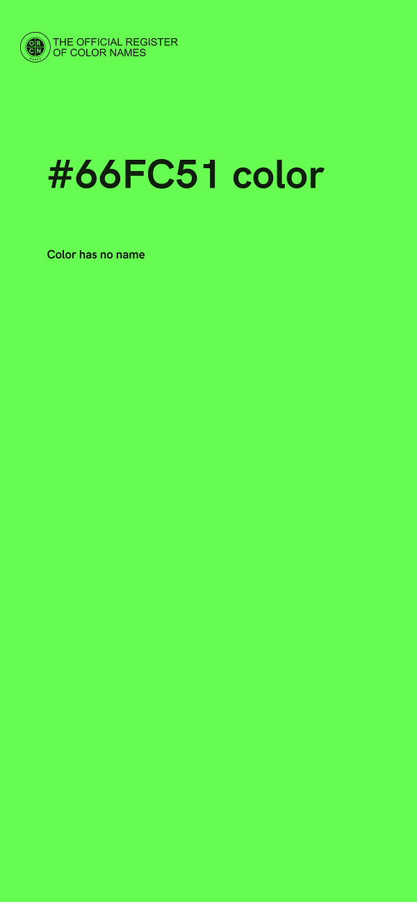 #66FC51 color image
