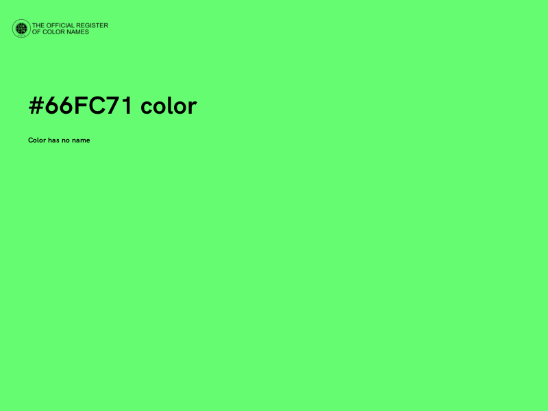 #66FC71 color image