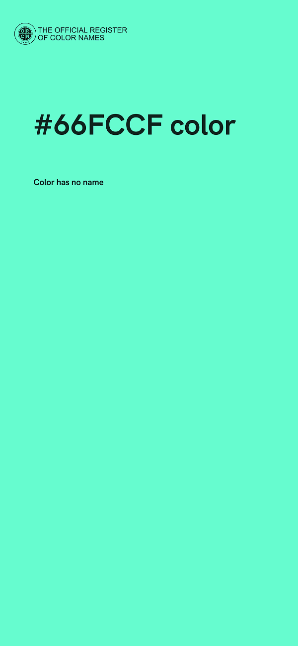 #66FCCF color image