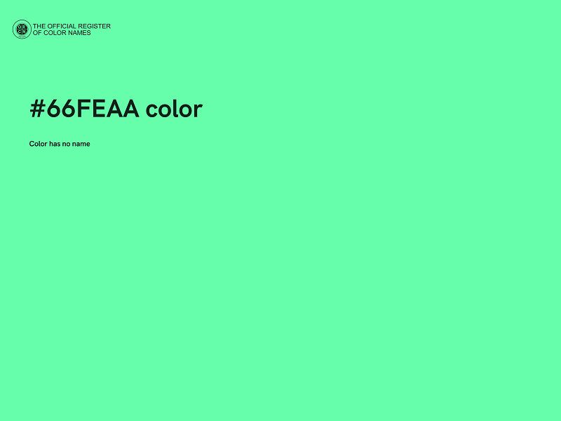 #66FEAA color image