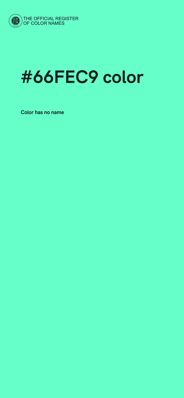 #66FEC9 color image