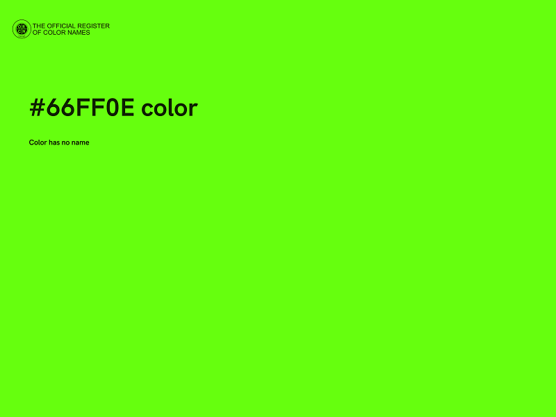 #66FF0E color image