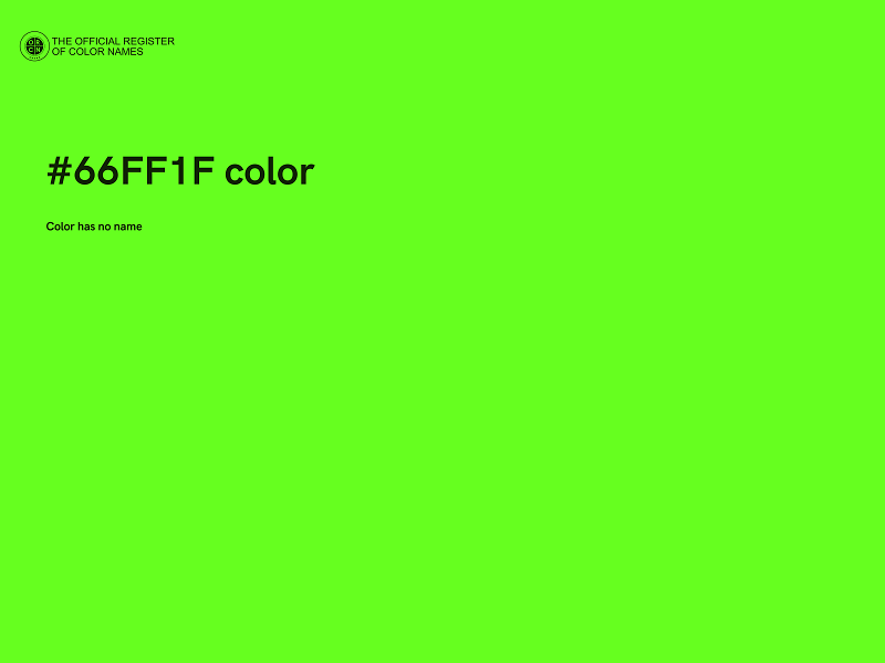 #66FF1F color image