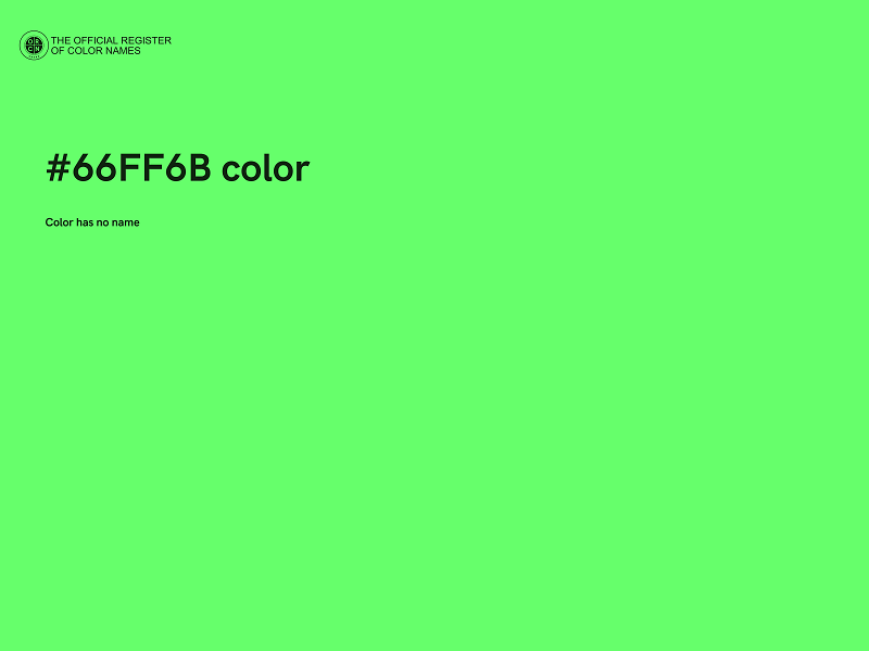 #66FF6B color image