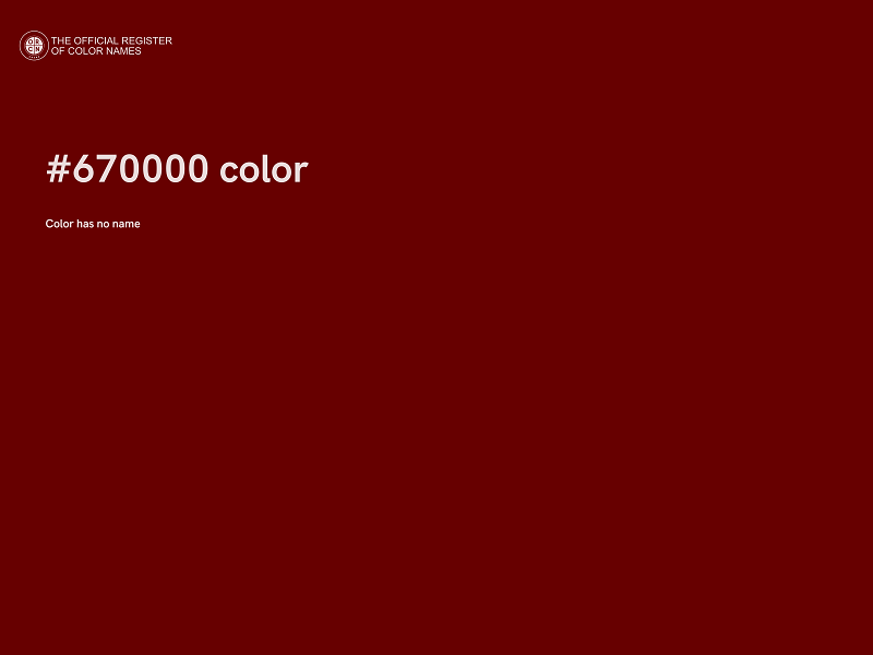 #670000 color image
