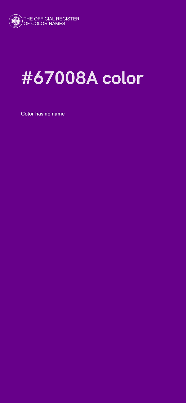 #67008A color image