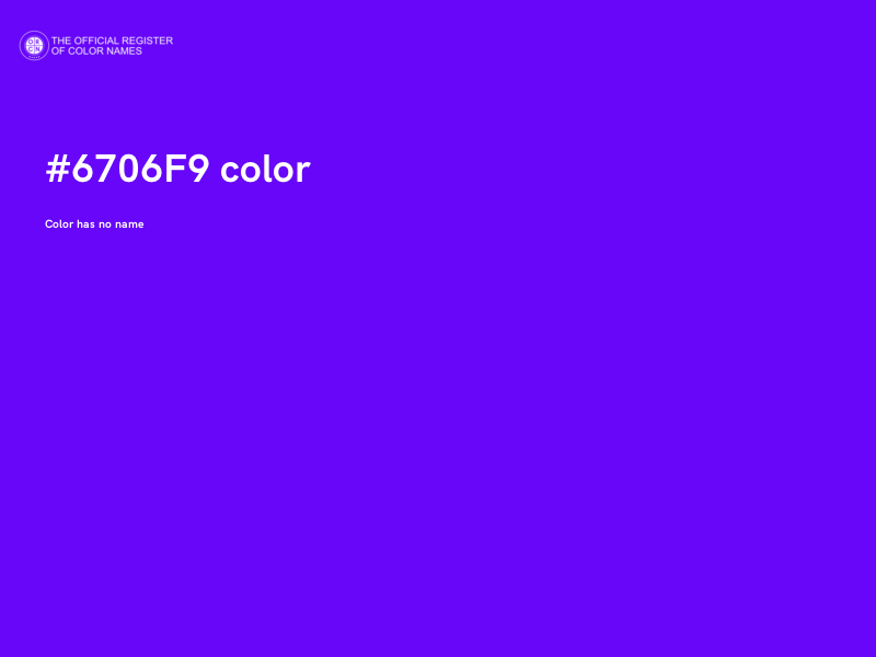 #6706F9 color image