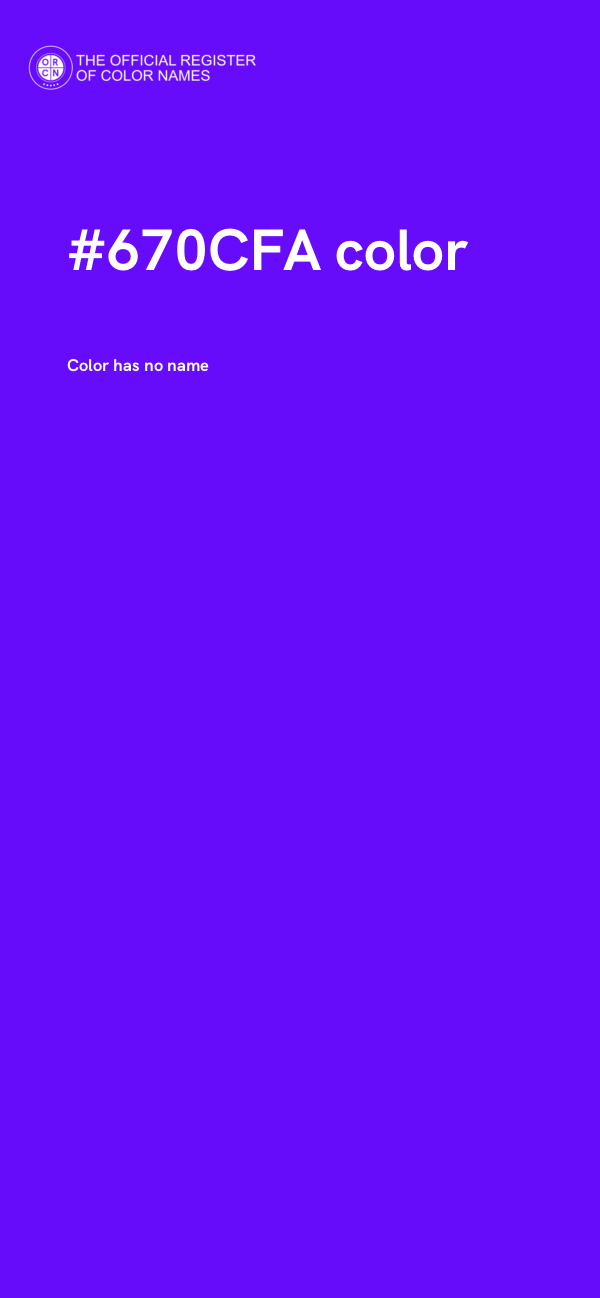#670CFA color image