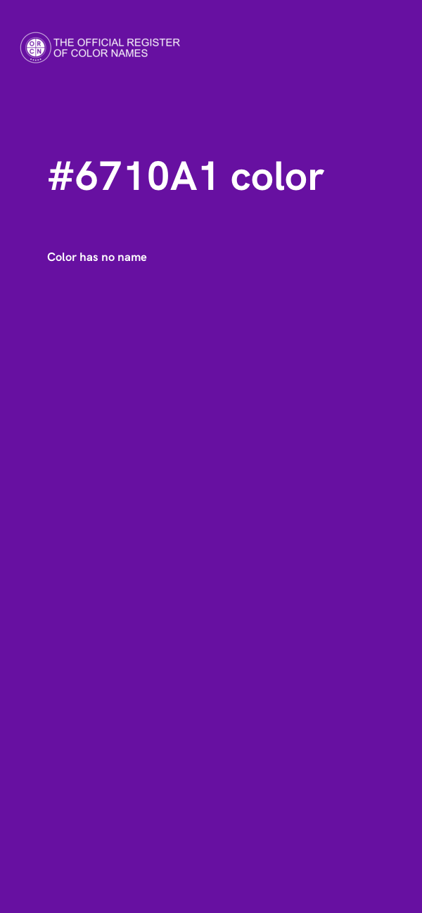 #6710A1 color image