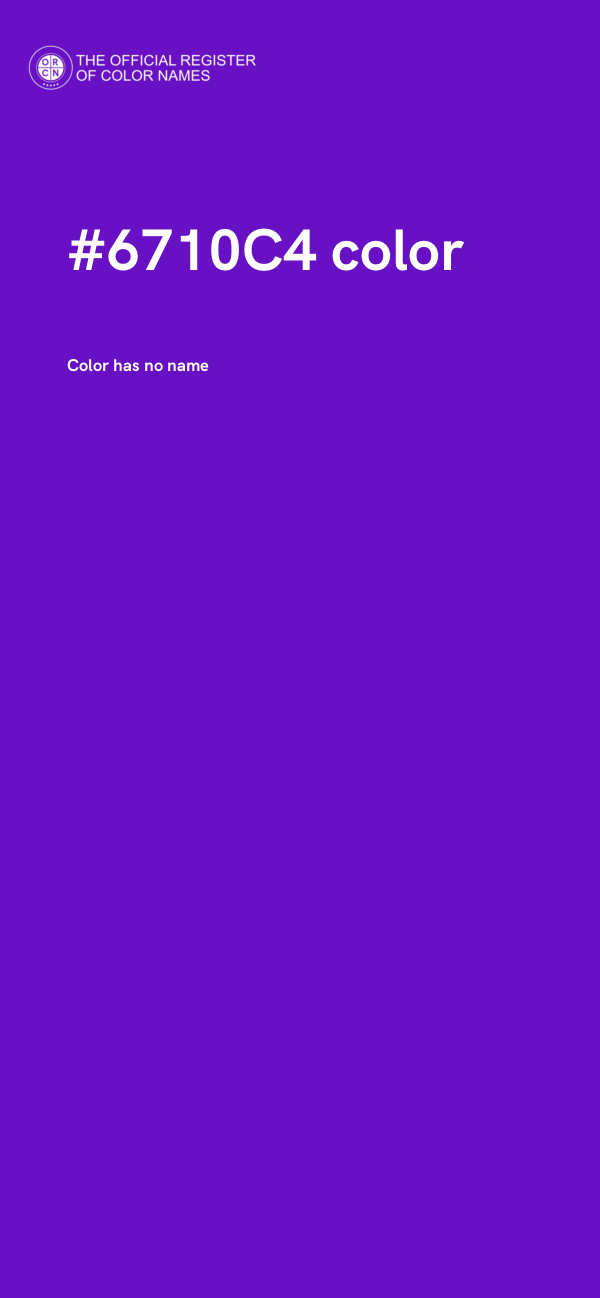 #6710C4 color image