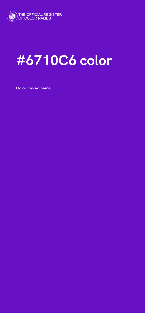 #6710C6 color image