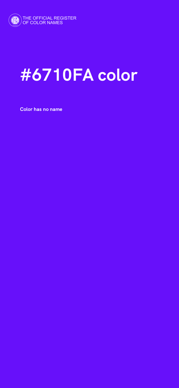 #6710FA color image