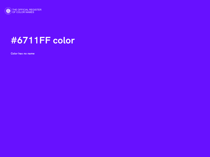 #6711FF color image