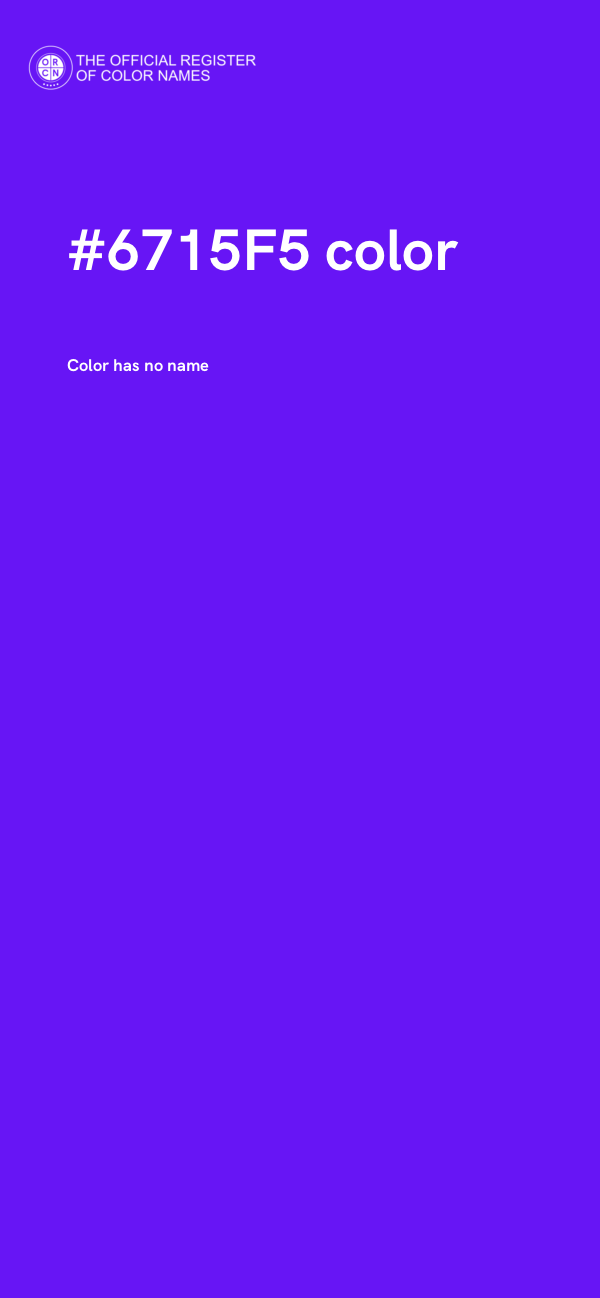 #6715F5 color image