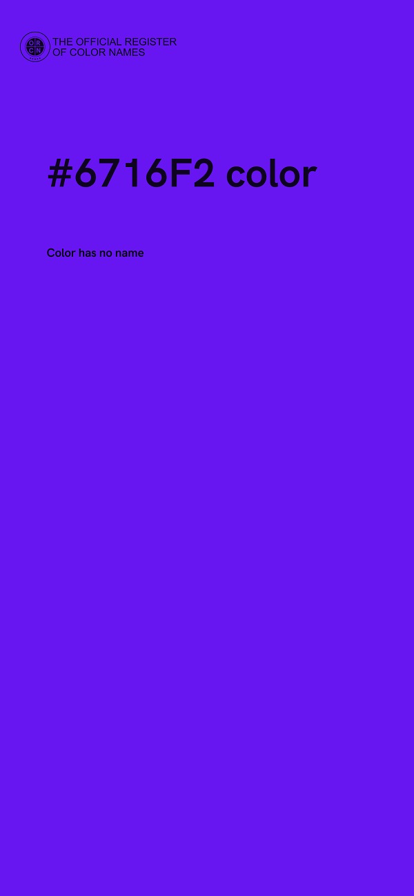 #6716F2 color image