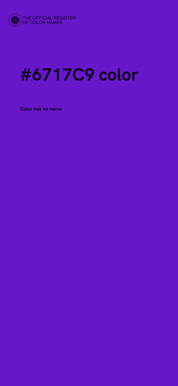 #6717C9 color image