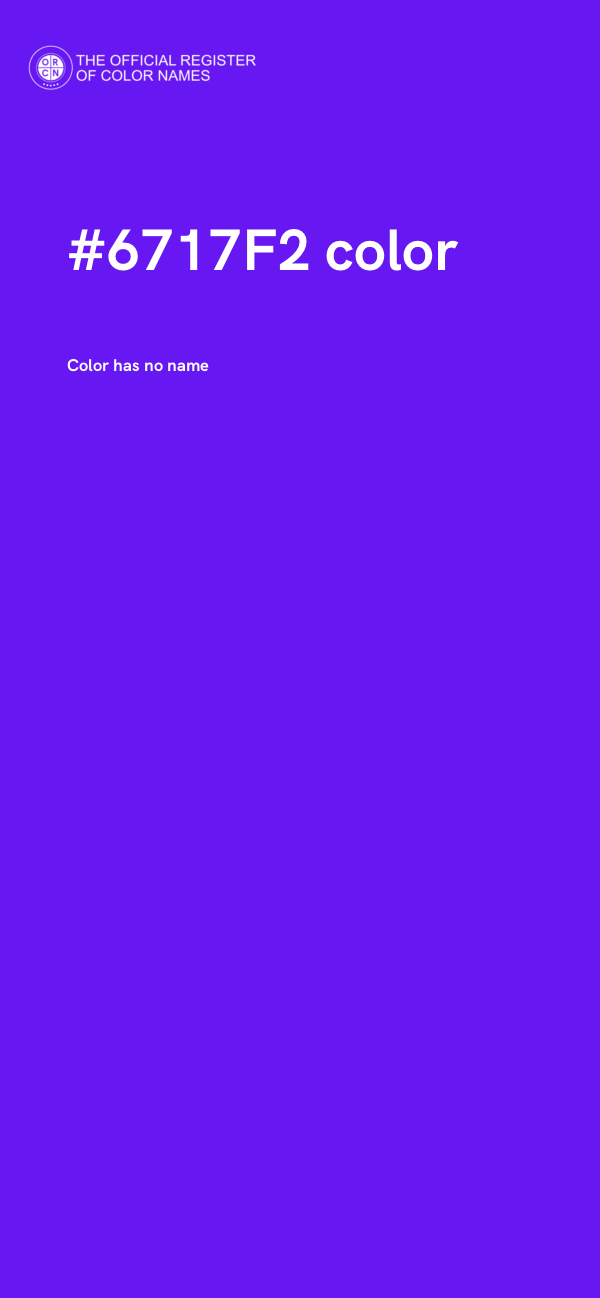 #6717F2 color image
