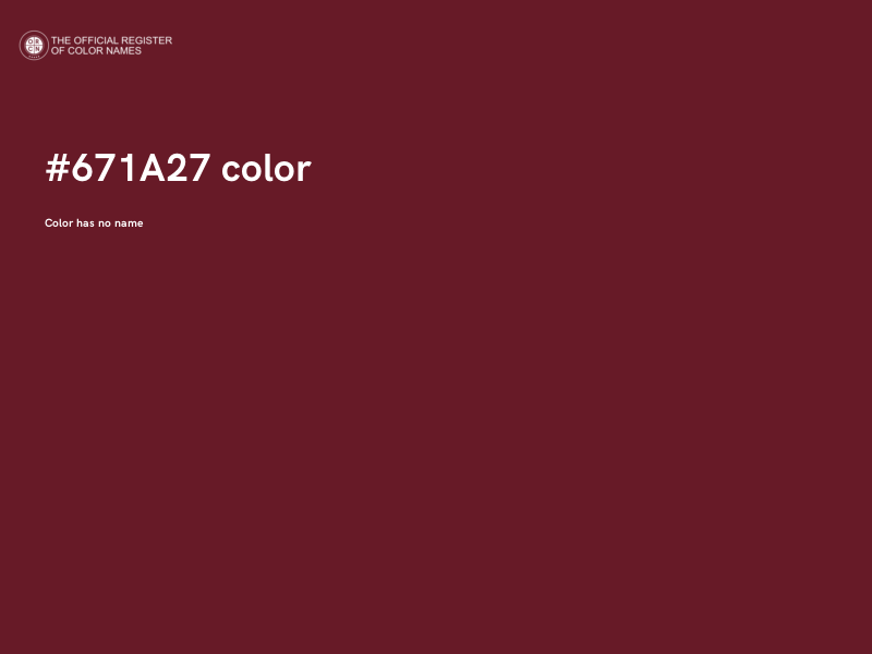 #671A27 color image