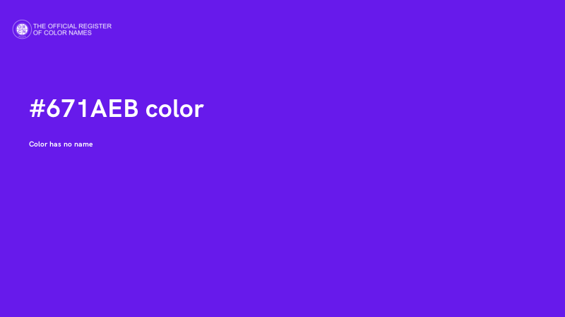 #671AEB color image