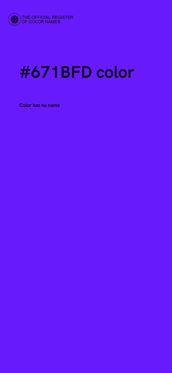 #671BFD color image