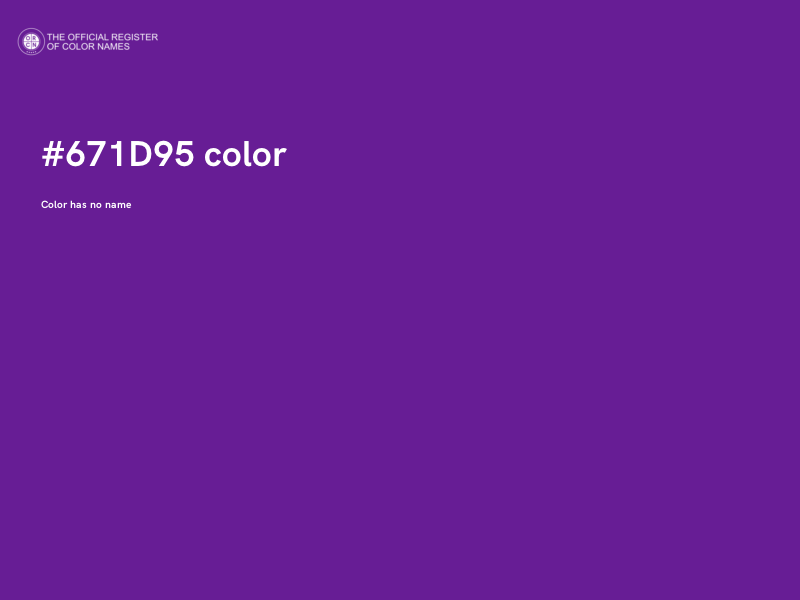 #671D95 color image