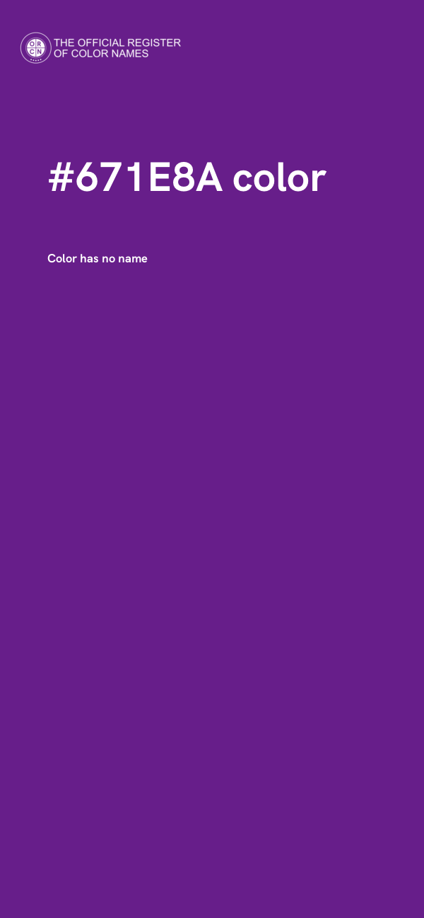 #671E8A color image