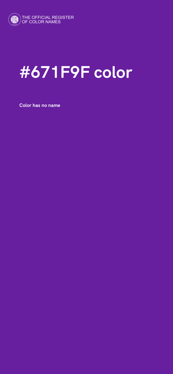 #671F9F color image
