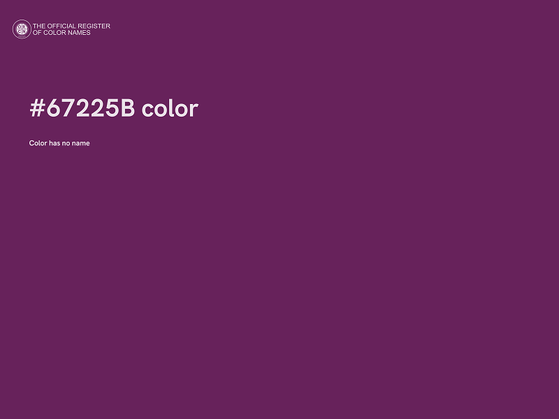 #67225B color image