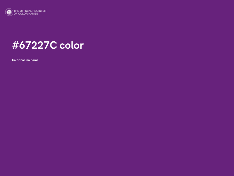 #67227C color image