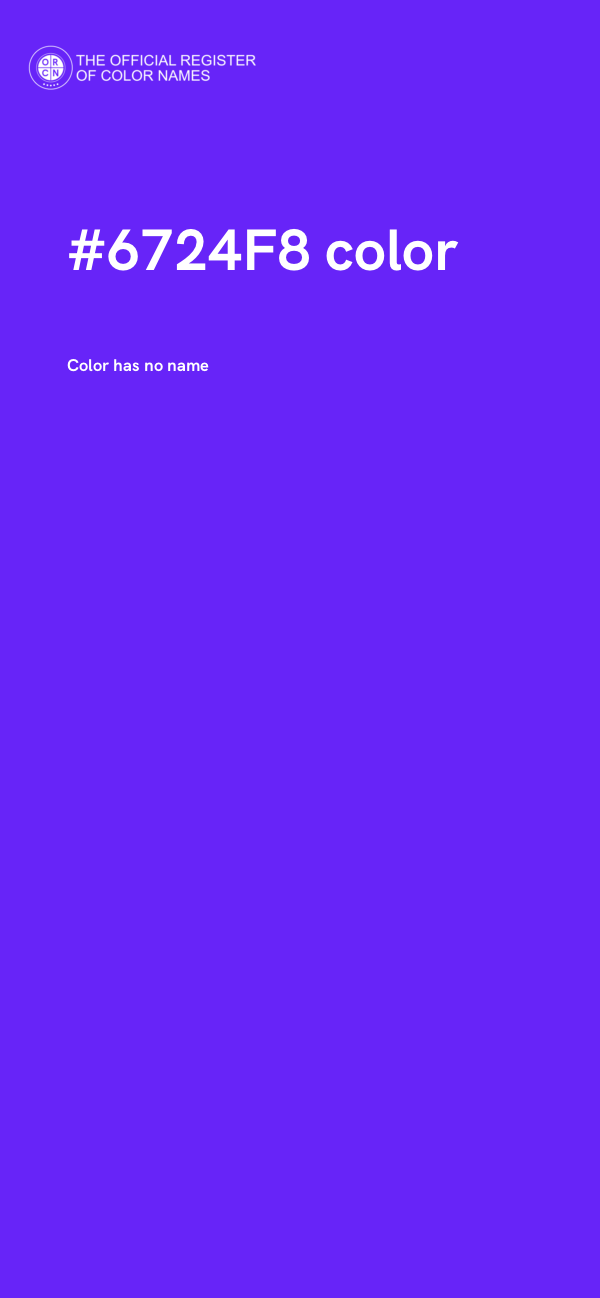 #6724F8 color image