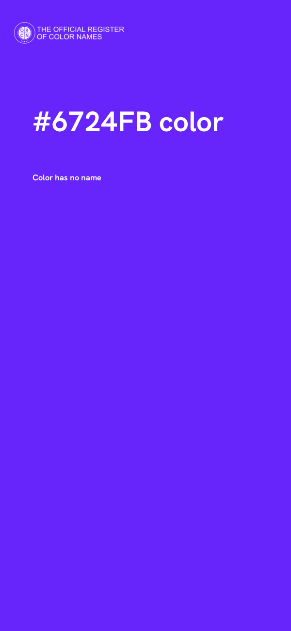 #6724FB color image
