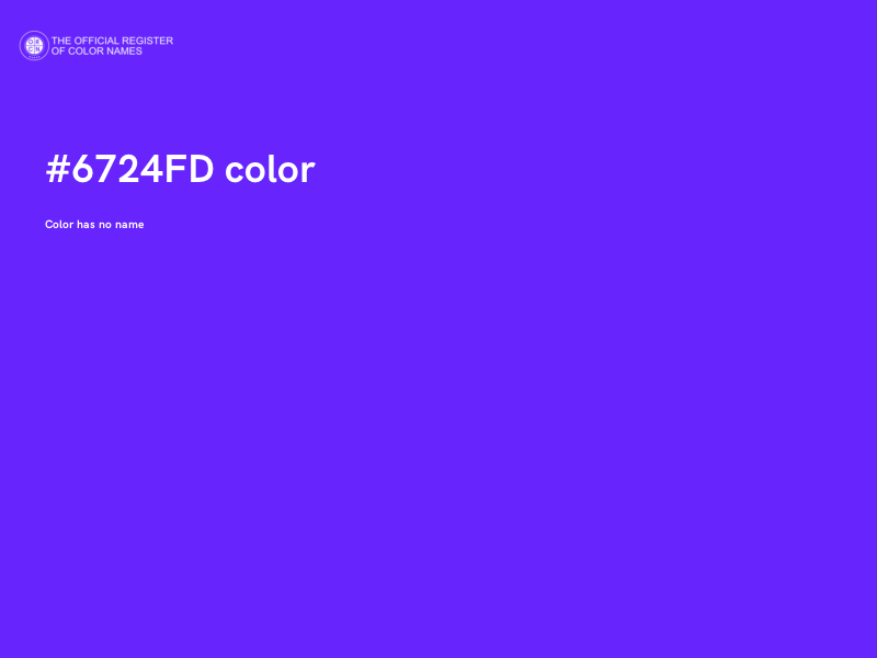 #6724FD color image
