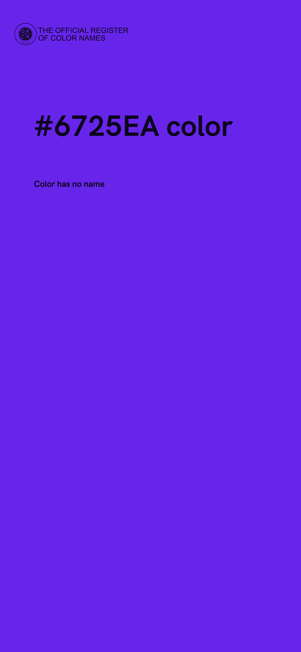 #6725EA color image