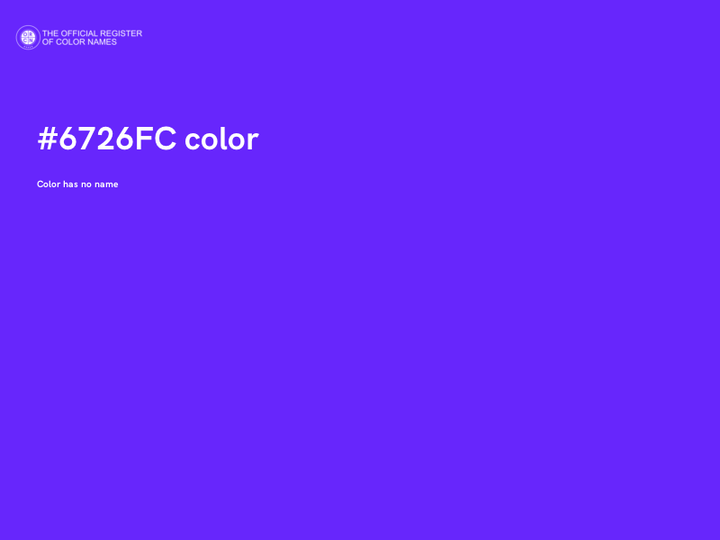 #6726FC color image