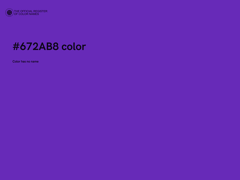#672AB8 color image