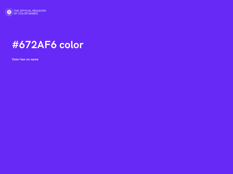 #672AF6 color image