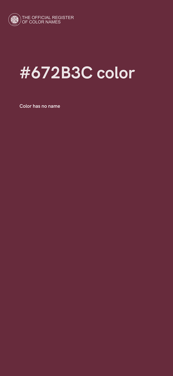 #672B3C color image