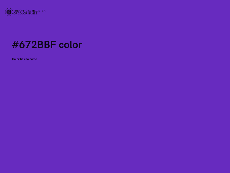 #672BBF color image