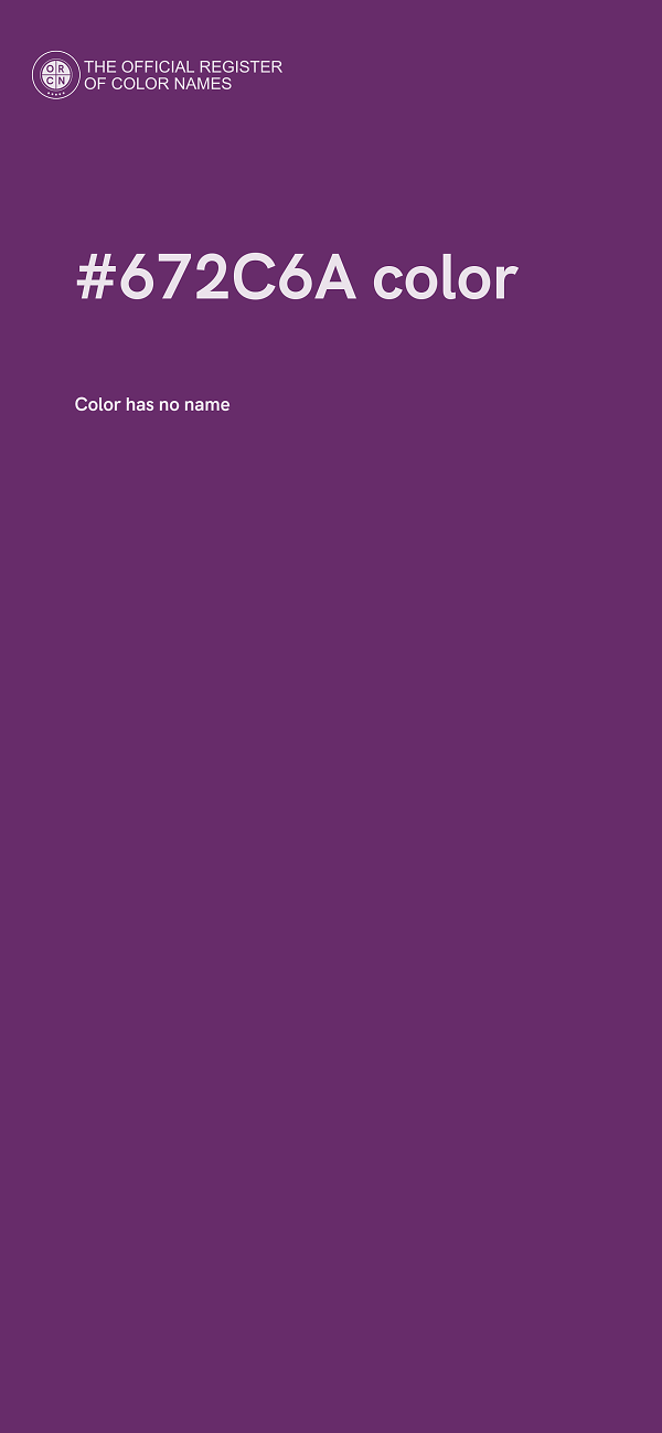 #672C6A color image